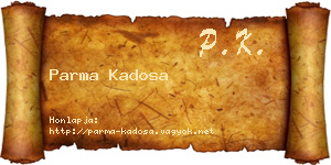 Parma Kadosa névjegykártya